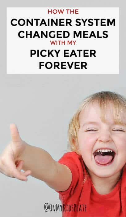 Little girl who is excited with a thumbs up about mealtime and is no longer a picky eater.
