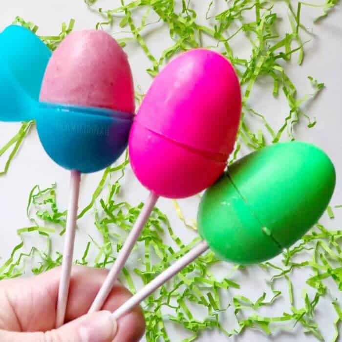 Easter Egg Smoothie Popsicles