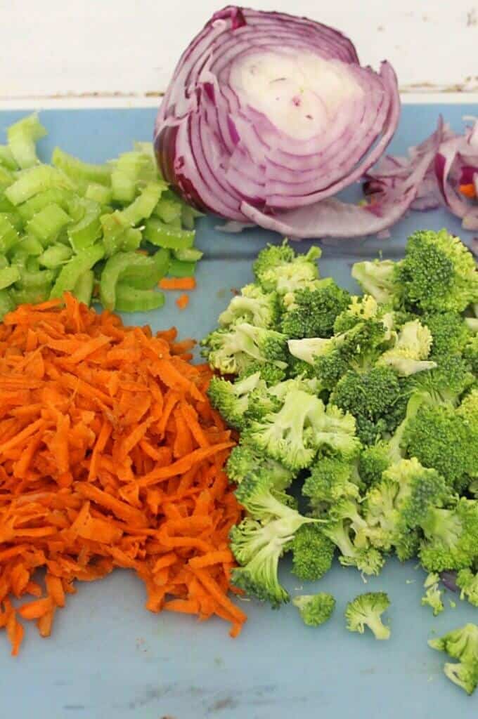 Sweet Broccoli Apple Pasta Salad - On My Kids Plate