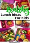 A collage of kid's bento lunchboxes with text title overlay