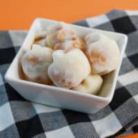 Frozen Pumpkin Yogurt Bites Snack
