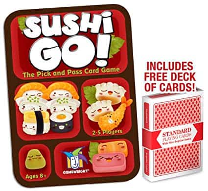 Sushi go card game
