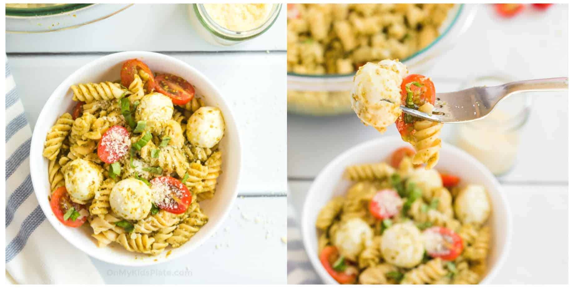 Easy Summer Pesto Pasta Salad On My Kids Plate