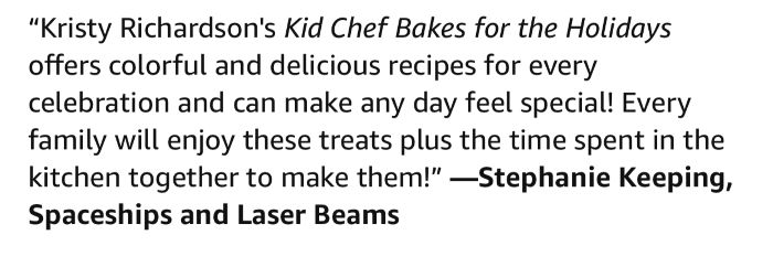 Kid Chef Baked For The Holidays positive review from Stephanie of Spaceships and Laser Beams