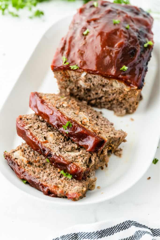 Mom's Best Classic Beef Meatloaf - On My Kids Plate