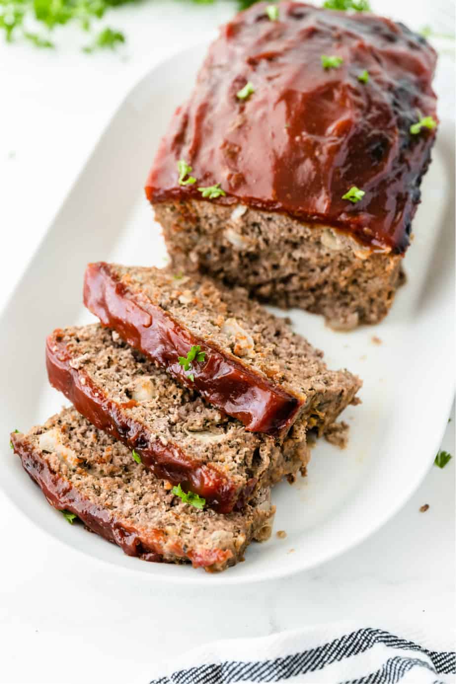 Mom's Best Classic Beef Meatloaf On My Kids Plate