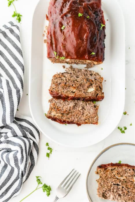 Mom's Best Classic Beef Meatloaf - On My Kids Plate