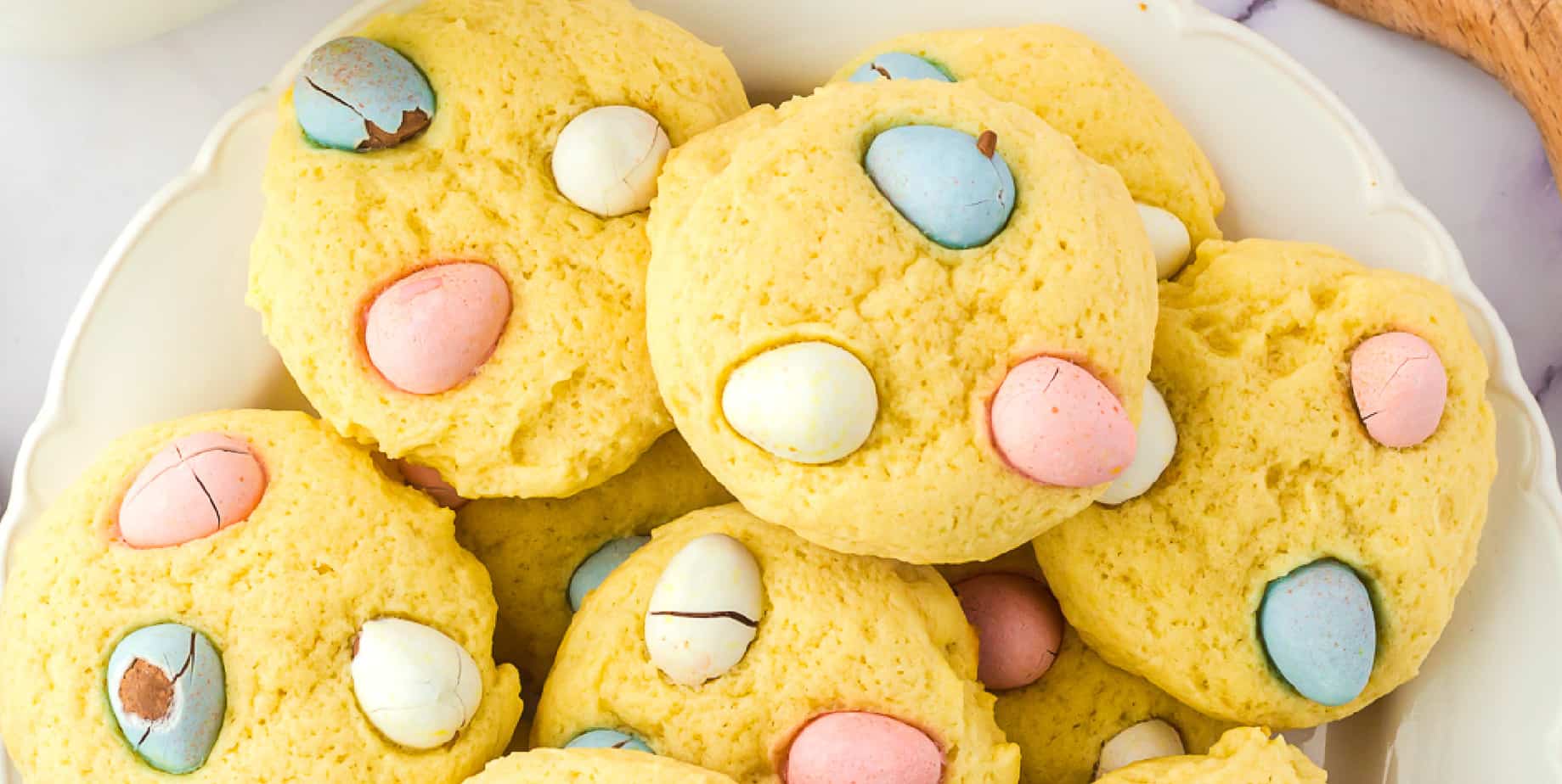 Easter Mini Egg Cookies - On My Kids Plate