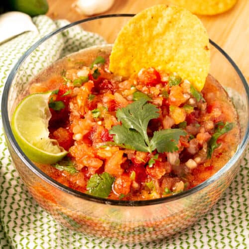 Fresh Tomato Blender Salsa – A Simple Palate