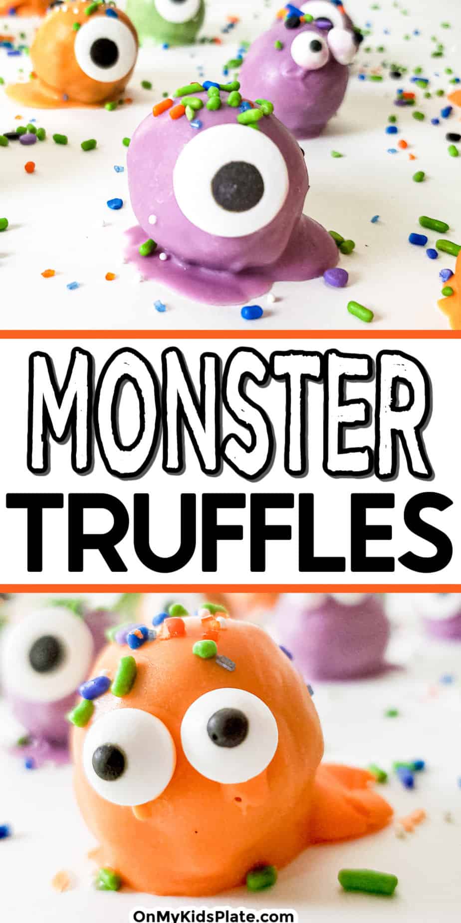 Monster Truffles (For Halloween!) - On My Kids Plate
