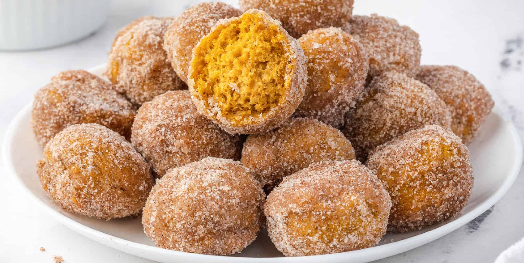 Pumpkin Donut Holes in the Air Fryer