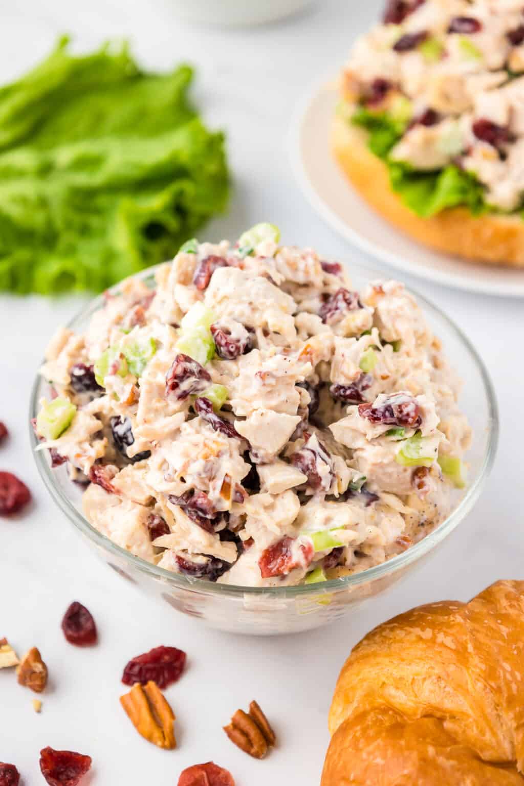 Cranberry Pecan Chicken Salad - On My Kids Plate