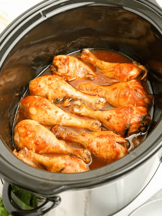 Easy Slow Cooker Chicken Drumsticks Story On My Kids Plate