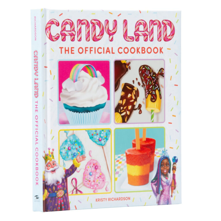 Cover of the Candy Land Cookbook on a white background