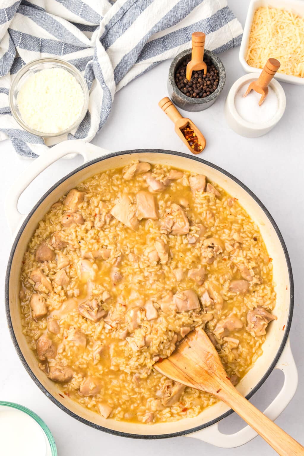 Creamy Chicken And Rice (One Pot!) - On My Kids Plate
