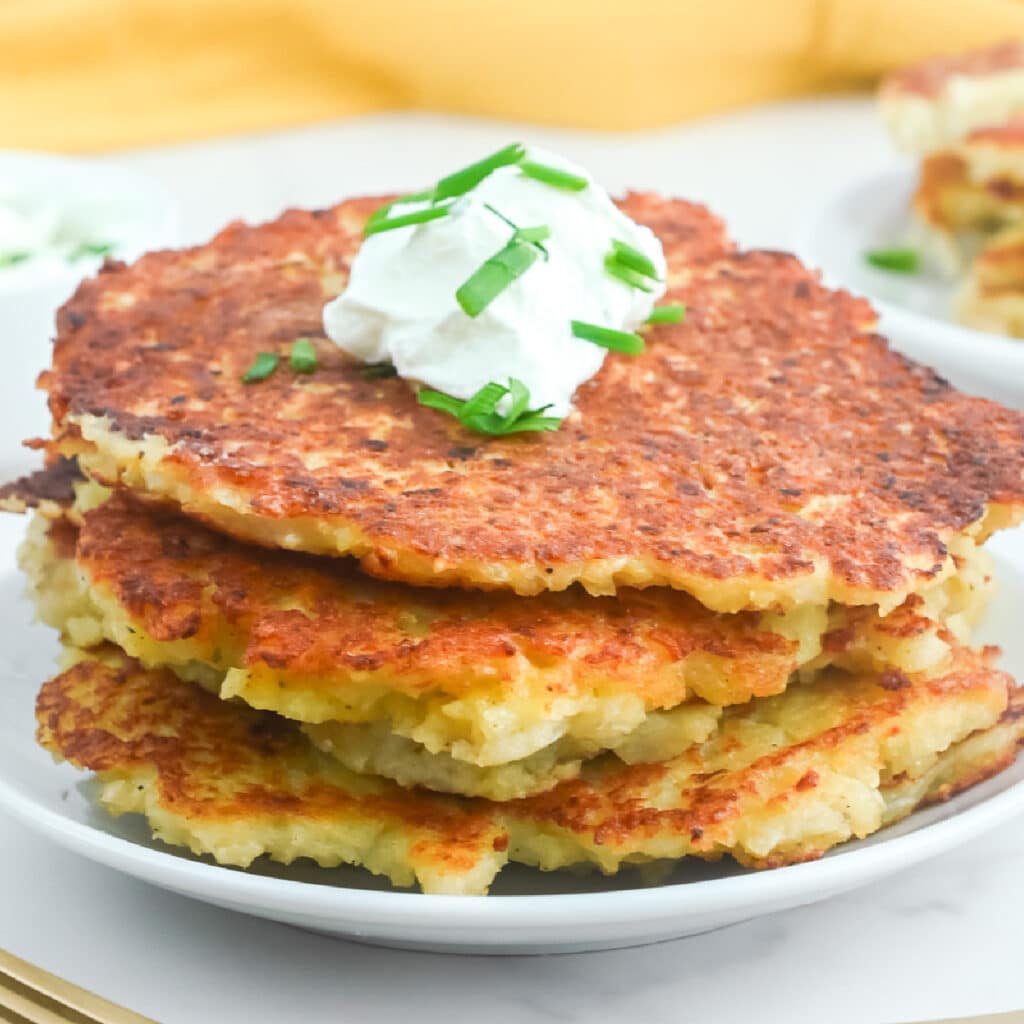 The BEST Potato Pancakes Recipe - On My Kids Plate