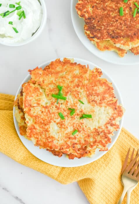 The BEST Potato Pancakes Recipe - On My Kids Plate