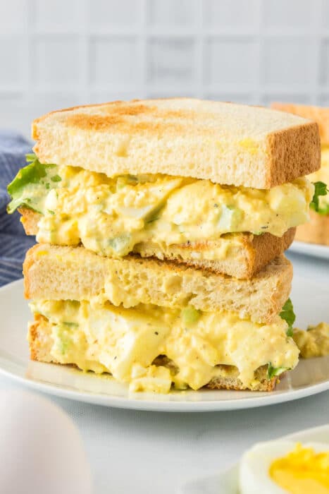 The Very Best Egg Salad Sandwiches - On My Kids Plate