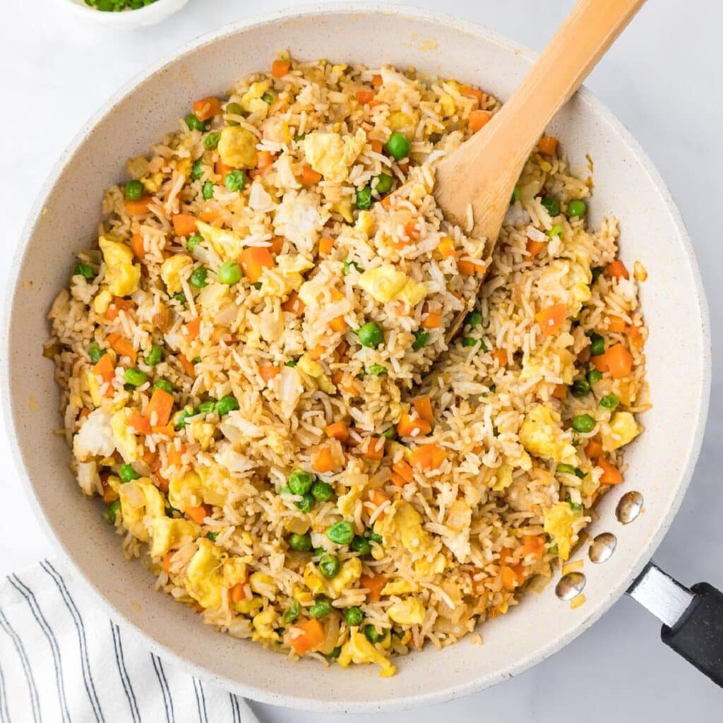 Easy Leftover Fried Rice (With Leftover Rice) - On My Kids Plate